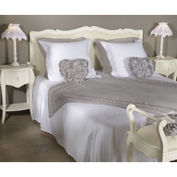 Banqueta Murano Blanco / tapizado capitone crudo  67 x 49 x 67 - Imagen 2