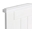 Cama Alicia para colchón de 90 x 190 en madera lacado blanco - Imagen 2