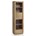 Librería 3 cajones + 4 huecos madera maciza natural 55 x 40 x 190 hecho a mano - Imagen 1