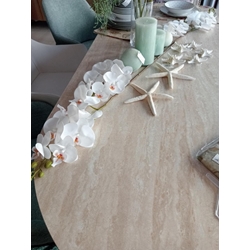 Mesa comedor BEIGE piedra sintética 180 x 90 x 76 (NUEVA ENTRADA 2º QUINCENA OCTUBRE) - Imagen 2