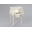 Mesita 2 cajones Murano Blanco 50 x 35 x 75 - Imagen 2