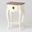 Mesita Celestine 1 cajón y balda blanco/madera 40 x 30 x 65 - Imagen 1