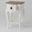 Mesita Celestine 1 cajón y balda blanco/madera 40 x 30 x 65 - Imagen 2