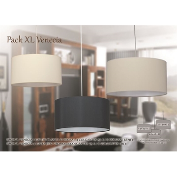 Pantallas cilindro tejido Venecia - Imagen 2