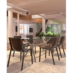 Pie mesa Vela 61,50 x 61,50 x 72,50 color Arena - Designed by FABRIZIO BATONI - ARCHIVOLTO - Imagen 2
