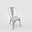 Silla metal industrial Dallas blanco - Imagen 1