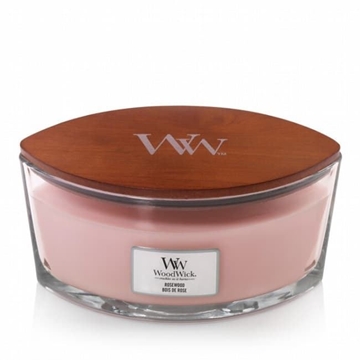 Vela aromática ELLIPSE - Rosewood - mecha de madera natural - Imagen 1