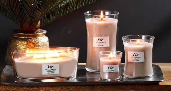 Vela aromática ELLIPSE - Vainilla & Sea Salt - mecha de madera natural - Imagen 2
