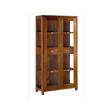 Vitrina Flamingo 2 cajones interiores y 3 estantes 100 x 40 x 190 - Imagen 1